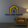 Logo Immobilienmakler Modernes Logo Klar Einfach Haus Stadt Stadtwohnung Hausbau Fertighaus Tiny Haus Vermietung Verkaufen Architektur Fertiges Logo kaufen Logoshop Logoatelier.de