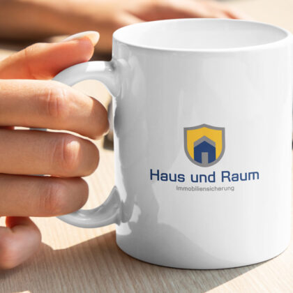 Logo Immobiliensicherung Immobilien Immobilienmakler Architektur Baufirma Fertighaus Finanzierung Sicherheit Tinyhaus Fertiges Logo kaufen Logoshop Logoatelier.eu