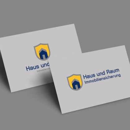 Logo Immobiliensicherung Immobilien Immobilienmakler Architektur Baufirma Fertighaus Finanzierung Sicherheit Tinyhaus Fertiges Logo kaufen Logoshop Logoatelier.eu