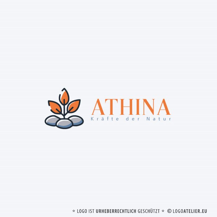 Logo Naturkosmetik Bioladen Bio Naturkräfte Balance Ruhe Harmonie Energie Erdung Natürlichkeit Gesundheit Heilpraxis Wellness Logoshop Logoatelier