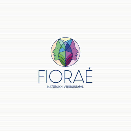 Logo Verbunden Blume Gesichter Freunde Verwachsen Gemeinschaft Netzwerk Gemeinsam Blume Pflanze Vernetzt Teamwork Partner Natur Stärke Fertiges Logo kaufen Logoshop Logoatelier.de