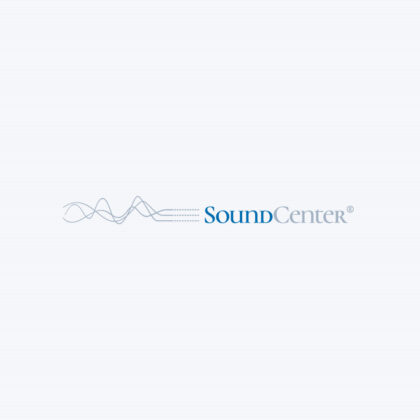 Logo Sound Welle Töne Musik Klang Laut Linien Soundcenter fertiges Logo kaufen Logoshop Logoatelier