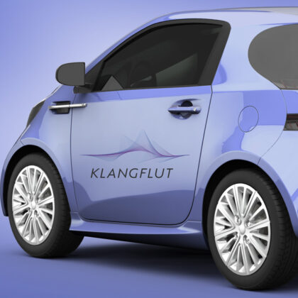 Logo Welle Flut Wasser Bewegung Töne Musik Klang Sound Laut Berge Linien Fertiges Logo kaufen Logoshop Logoatelier.eu