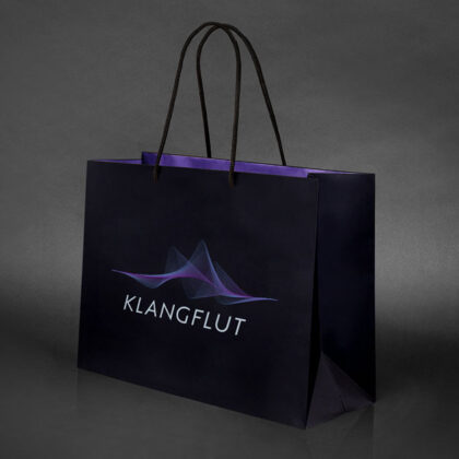 Logo Welle Flut Wasser Bewegung Töne Musik Klang Sound Laut Berge Linien Fertiges Logo kaufen Logoshop Logoatelier.eu